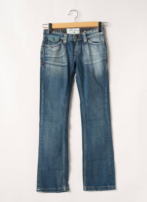 Blugi cu croială slim albastru TEDDY SMITH femeie