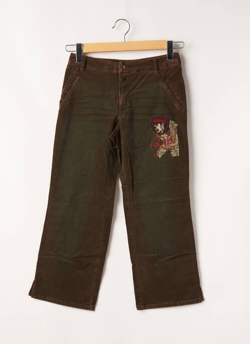 Pantalon trei sferturi maro TEDDY SMITH femeie