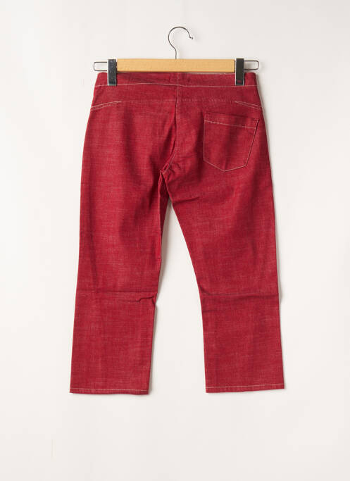 Pantalon trei sferturi roșu TEDDY SMITH femeie