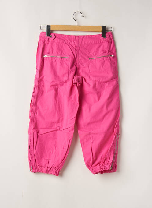 Pantalon trei sferturi roz TEDDY SMITH femeie