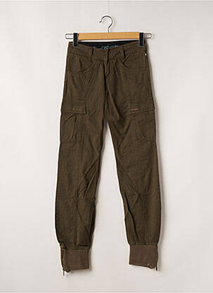 Pantalon cargo buzunare mărime normală verde FREEMAN T.PORTER femeie