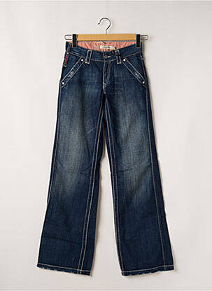 Blugi cu croială dreaptă albastru SCHOOL RAG femeie