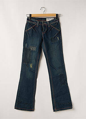 Blugi cu croială dreaptă albastru TEDDY SMITH femeie