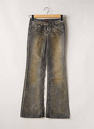 Pantalon drept gri TEDDY SMITH femeie