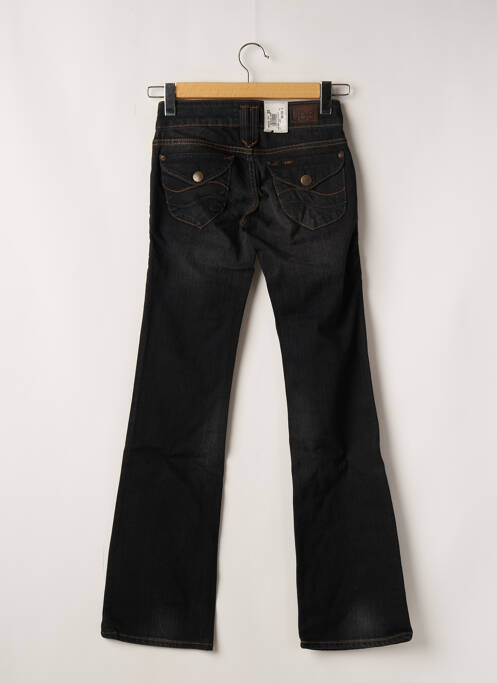 Blugi cu croială evazată negru LEE femeie