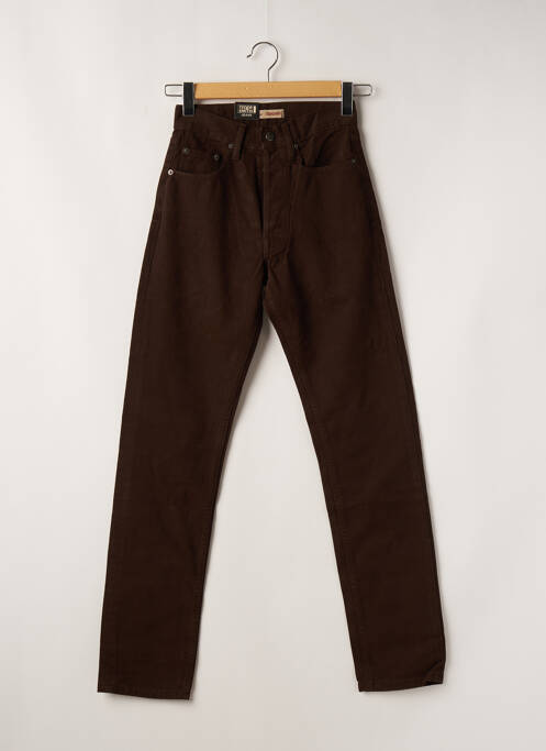 Blugi cu croială slim maro TEDDY SMITH femeie