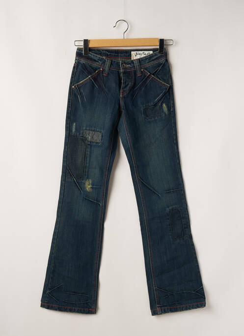 Blugi cu croială dreaptă albastru TEDDY SMITH femeie