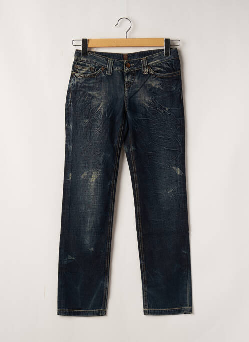 Blugi cu croială slim albastru TEDDY SMITH femeie