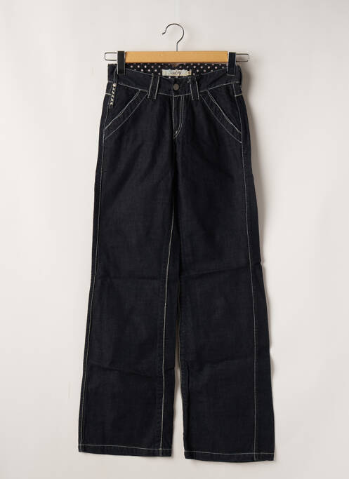 Blugi bootcut albastru SCHOOL RAG femeie