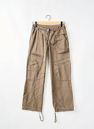 Pantalon cargo maro TWO ANGLE femeie