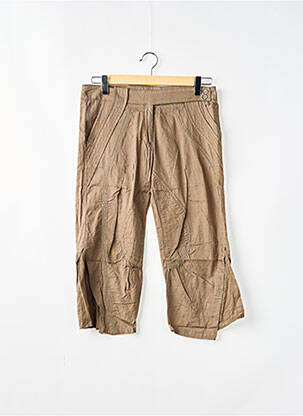 Pantalon trei sferturi maro 2 TWO femeie