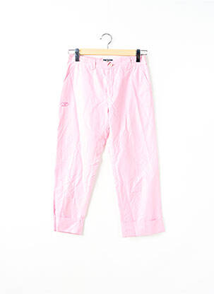 Pantalon trei sferturi croială dreaptă mărime normală roz BE YOU K femeie