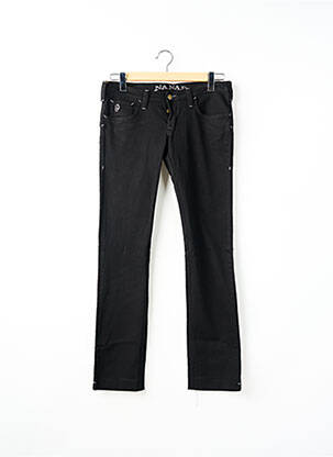 Pantalon slim elasticitate mărime normală negru CIMARRON femeie