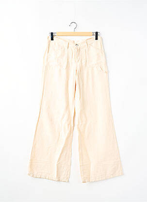 Pantalon evazat bej CIMARRON femeie