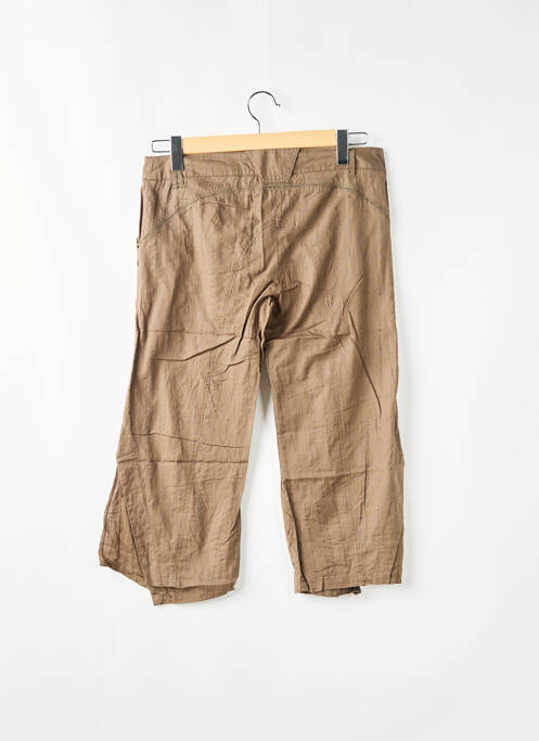 Pantalon trei sferturi maro 2 TWO femeie