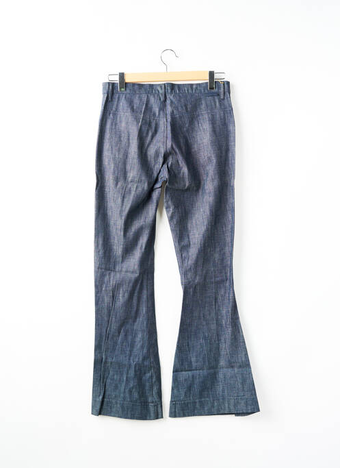 Pantalon drept închidere cu fermoar sub clapetă cu nasturi mărime normală albastru BE YOU K femme