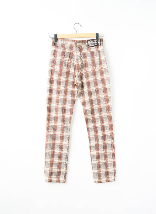 Pantalon slim elasticitate mărime normală maro BONAVENTURE femme