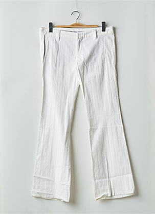 Pantalon evazat alb FREEMAN T.PORTER femeie
