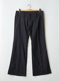 Pantalon evazat elasticitate talie joasă negru FREEMAN T.PORTER femeie