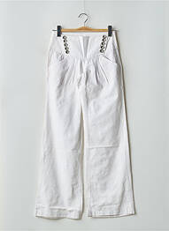 Pantalon evazat talie joasă talie joasă alb FREEMAN T.PORTER femeie