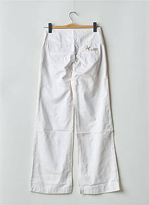 Pantalon evazat talie joasă talie joasă alb FREEMAN T.PORTER femeie