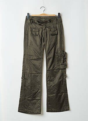 Pantalon cargo buzunare talie joasă verde FREEMAN T.PORTER femeie