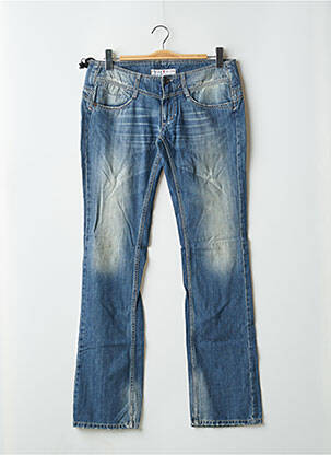 Blugi bootcut buzunare talie joasă albastru FREEMAN T.PORTER femeie