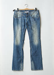 Blugi bootcut buzunare talie joasă albastru FREEMAN T.PORTER femeie