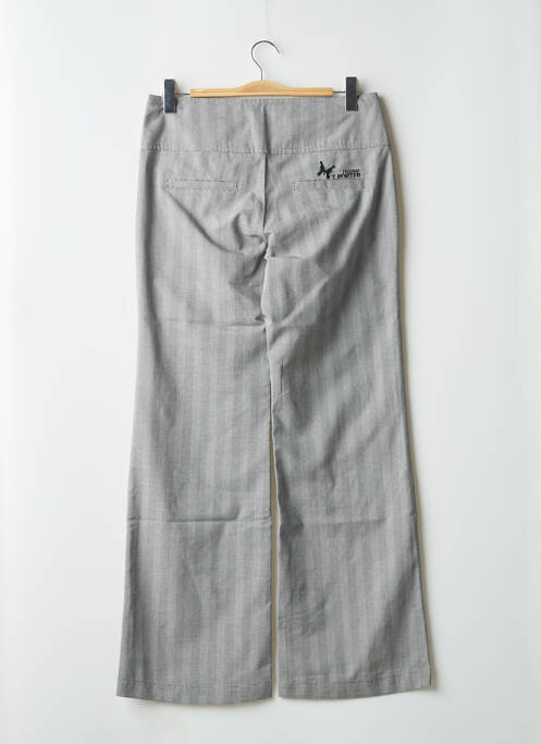 Pantalon larg închidere cu fermoar lateral talie joasă negru FREEMAN T.PORTER femme