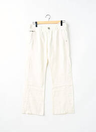 Pantalon evazat talie joasă talie joasă bej MOGUL femme