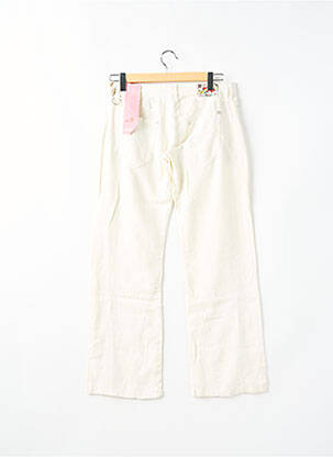 Pantalon evazat talie joasă talie joasă bej MOGUL femeie