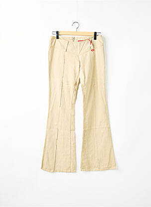 Pantalon evazat bej MISS SIXTY femeie