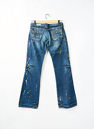 Blugi bootcut elasticitate talie joasă albastru RWD femeie