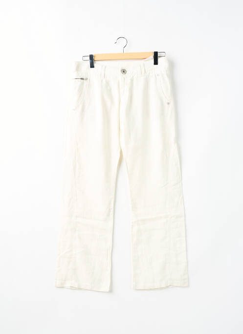 Pantalon evazat talie joasă talie joasă bej MOGUL femme