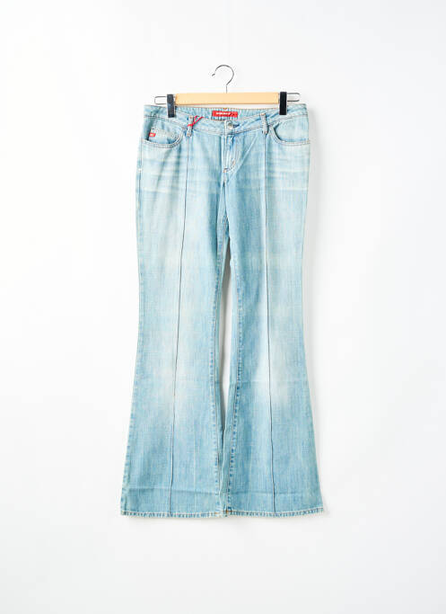 Blugi cu croială evazată elasticitate talie joasă albastru MISS SIXTY femme