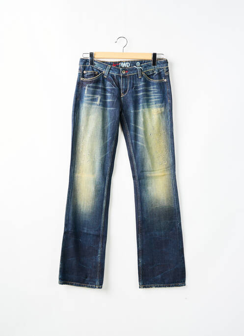 Blugi cu croială dreaptă albastru RWD femeie