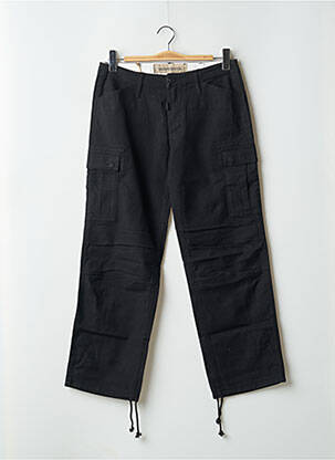 Pantalon cargo croială dreaptă mărime normală negru TEDDY SMITH femeie