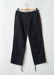 Pantalon cargo croială dreaptă mărime normală negru TEDDY SMITH femeie