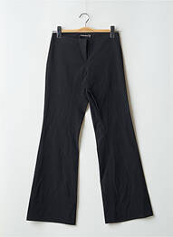Pantalon evazat elasticitate talie joasă negru SCHOOL RAG femme