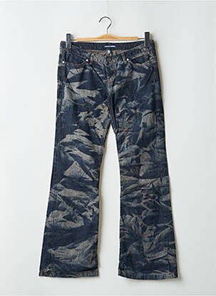 Blugi bootcut albastru SCHOOL RAG femeie