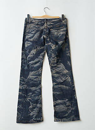 Blugi bootcut elasticitate talie joasă albastru SCHOOL RAG femeie