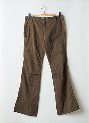 Pantalon evazat talie joasă talie joasă verde TEDDY SMITH femeie