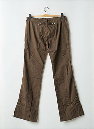 Pantalon evazat talie joasă talie joasă verde TEDDY SMITH femeie