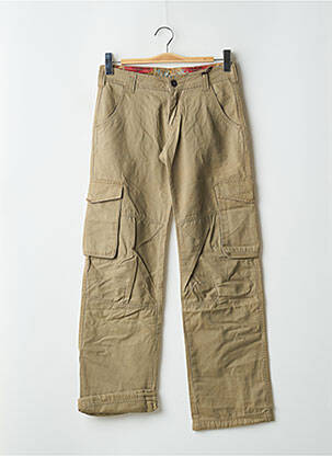 Pantalon cargo croială dreaptă talie joasă verde TEDDY SMITH femeie