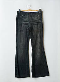 Pantalon evazat elasticitate talie înaltă gri TEDDY SMITH femeie
