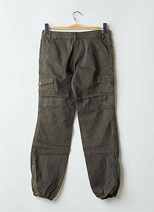 Pantalon cargo strânsă pe partea de jos mărime normală verde TEDDY SMITH femeie