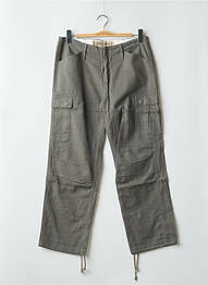 Pantalon cargo croială dreaptă mărime normală verde TEDDY SMITH femme