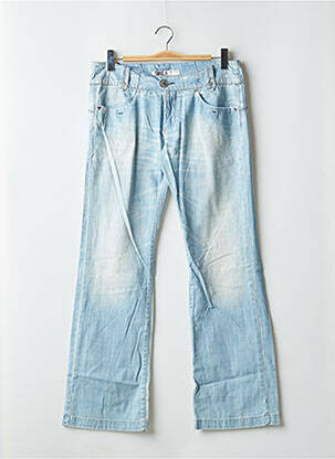 Blugi cu croială dreaptă albastru TAKE TWO femeie