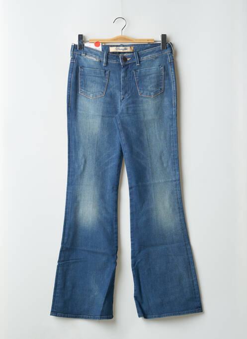 Blugi cu croială evazată albastru WRANGLER femeie