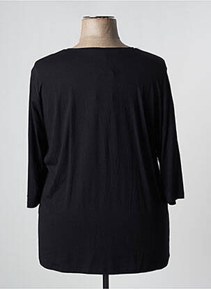 Tricou mâneci 3/4 mâneci 3/4 negru LEBEK femeie
